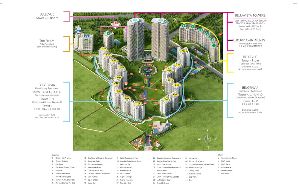 Central Park Bellavista Towers Master Plan